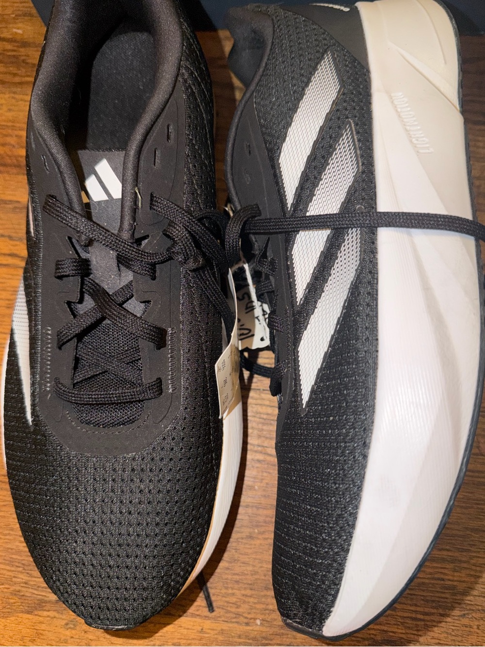 Adiwear Duramo Black & White Athletic Running Shoes 10.5-NWT